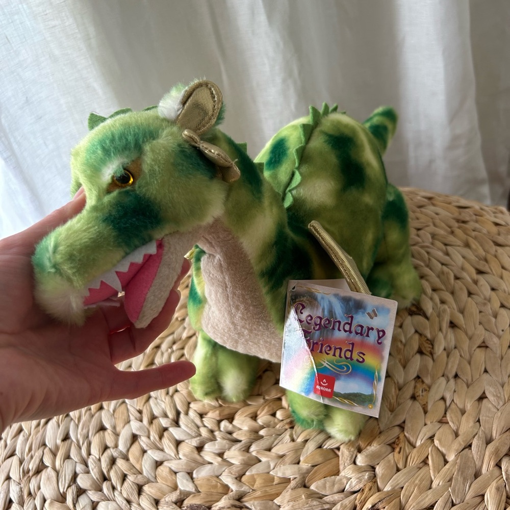 NWT Aurora "Vollenth The Green Dragon" Plush Toy